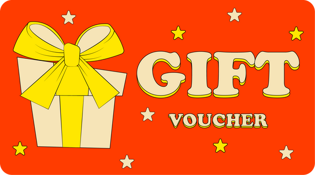 Gift Voucher in Retro Groove Style